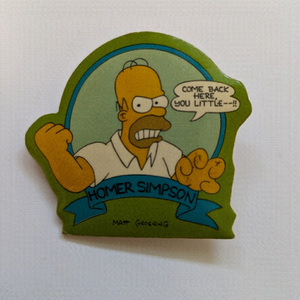 Vintage 1990 Homer Simpson the Simpsons pin